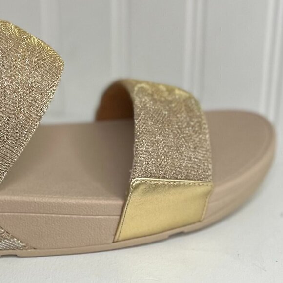 FitFlop Women's Lulu Glitz Slide Sandals Size 11 - Picture 7 of 8